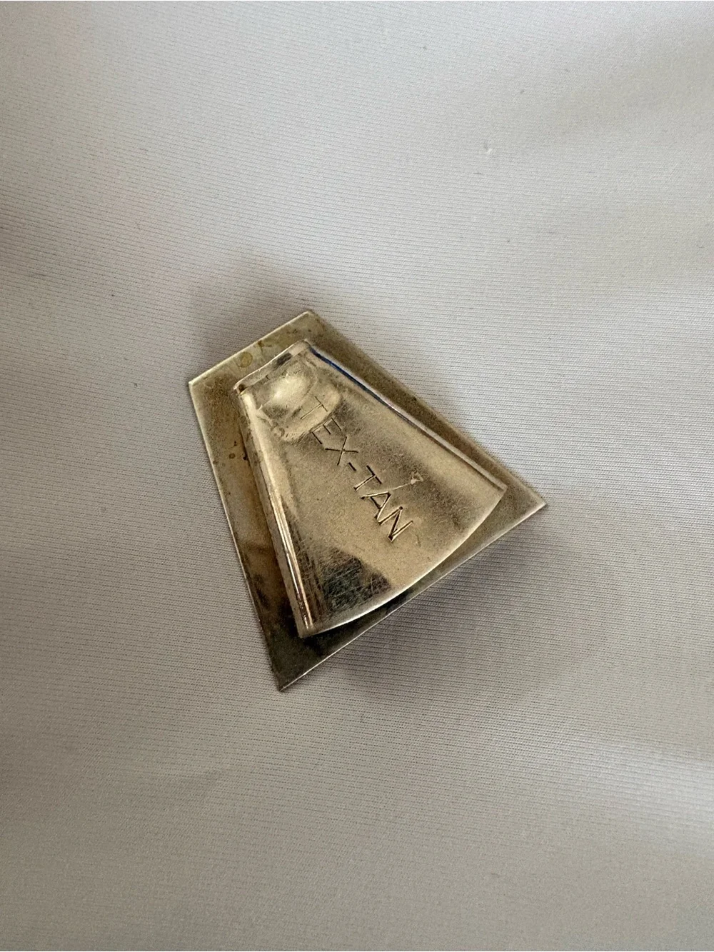 Gold and Silver Bolo tie Longhorn Decorative Accent - Unbranded